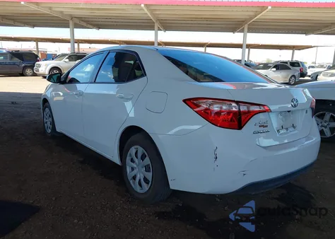 2018 Toyota Corolla L из США, поврежденный, VIN 2T1BURHEXJC984699